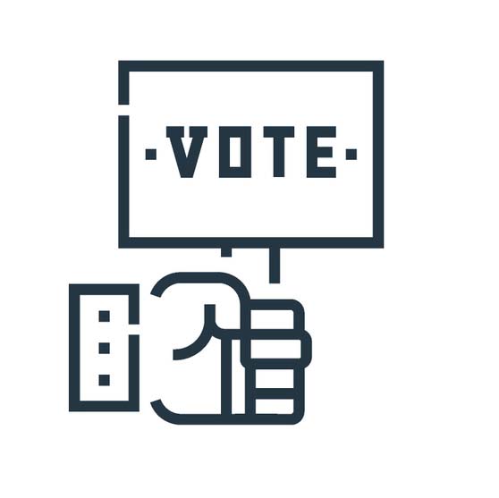 voting elections icon, vector illustration.