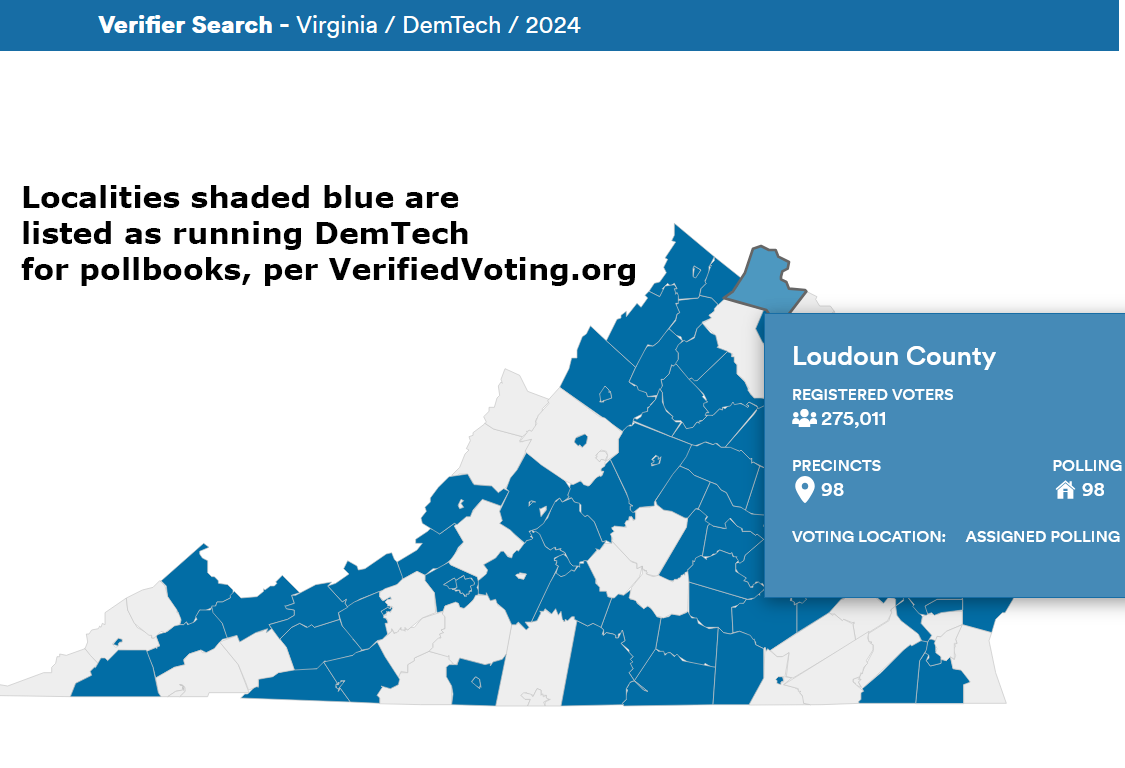 VA Pollbook Changes Appear to Violate Election Certification
