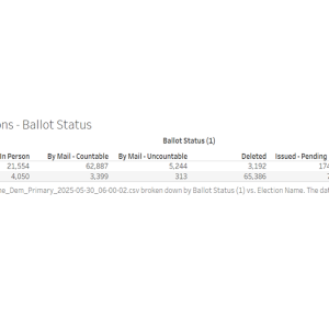 EPEC Team Senior Analyst Rick Naigle provides an overview of early voting trends in Virginia's Primary Election as of May 30, 2025. Primary Election Day is June 17, 2025.