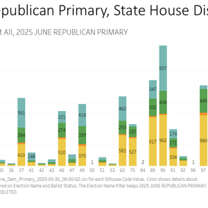 EPEC Team Senior Analyst Rick Naigle provides an overview of early voting trends in Virginia's Primary Election as of May 30, 2025. Primary Election Day is June 17, 2025.
