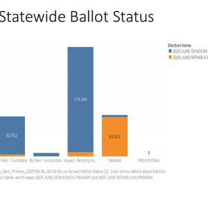 EPEC Team Senior Analyst Rick Naigle provides an overview of early voting trends in Virginia's Primary Election as of May 30, 2025. Primary Election Day is June 17, 2025.
